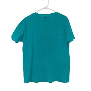 Mens Turquoise Polo R. Lauren T-Shirt Size Small